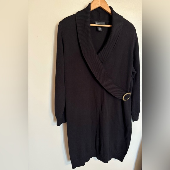 Lane Bryant Dresses & Skirts - Lane Bryant Black Sweater Dress | Size 18/20